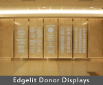 Etched Glass - Donor Recognition